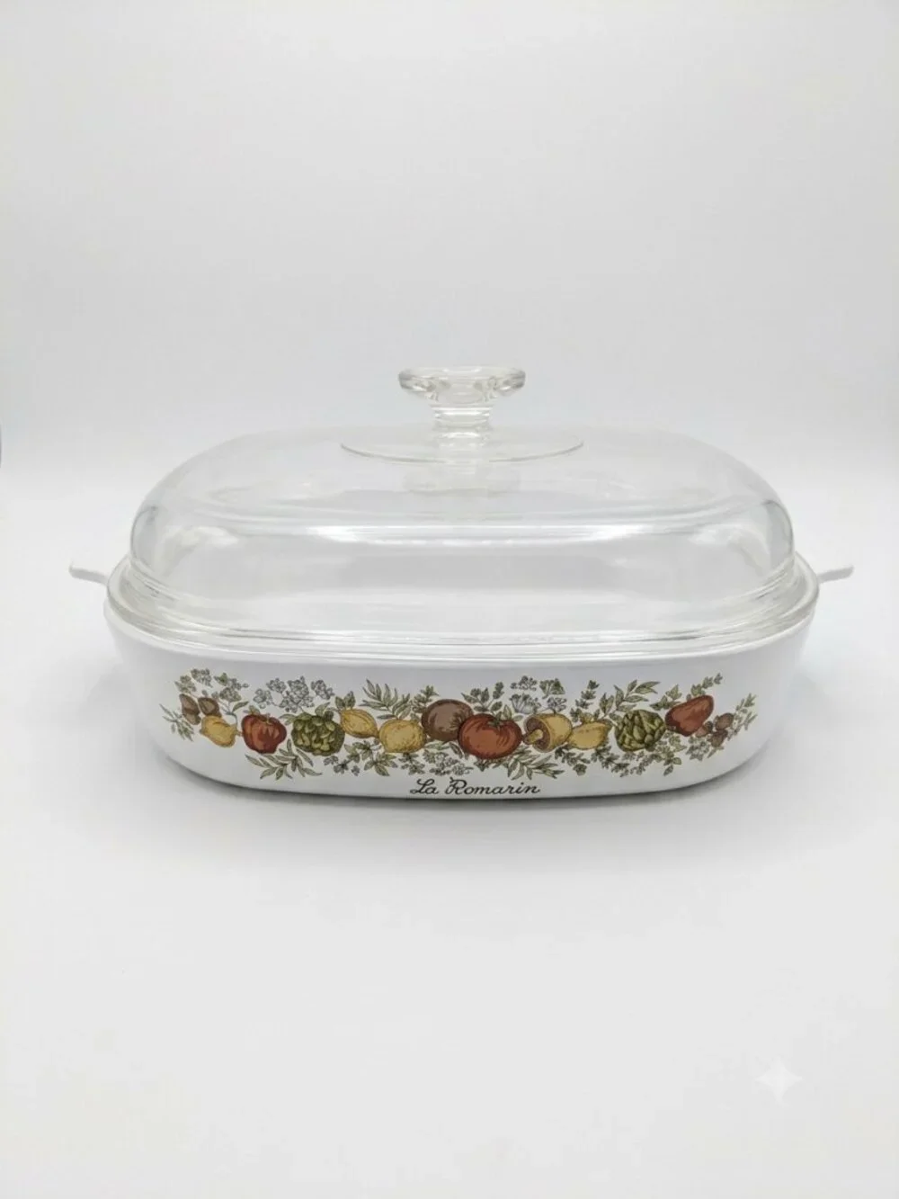 Vintage Corning Ware Spice O' Life 4 Qt Casserole Dish Le Romarin A-10-B w/ Lid
